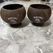Malibu Rum Natural Coconut Cup bundle x2