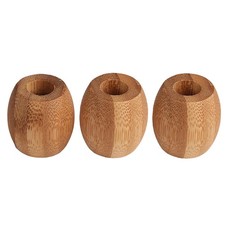 3pcs Wooden Toothbrush Holder