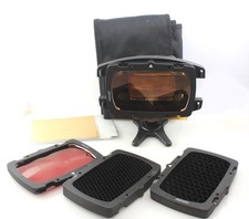 Lastolite Strobo Bracket, Honeycomb Grid and Gels for Flash Gun