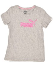 PUMA Girls Graphic T-Shirt Top