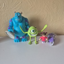 Disney Pixar Monsters Inc Mike Sulley & Boo In Costume Figures Bundle