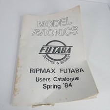 Futaba Avionics Catalogue 1984 Ripmax Service and Spares Book