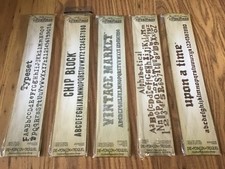 Tim Holtz Alteration Multi Alphabet Dies Retired x 5