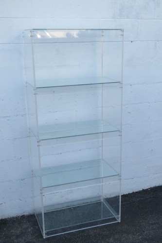 Mid century lucite and glass - mid,