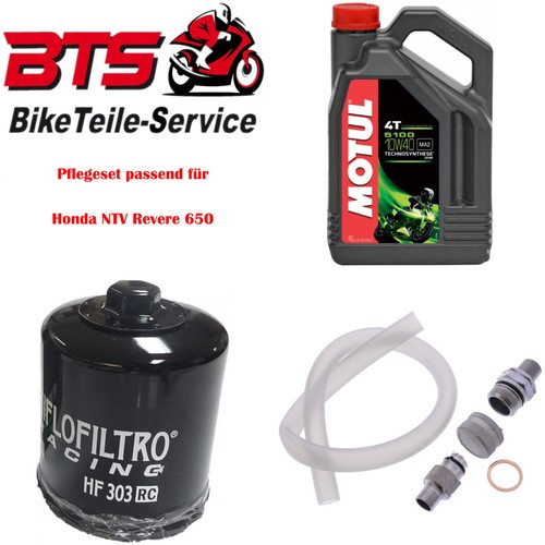 Set oil filter - drain, plug
