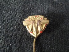 A57-02) Antique Maico Pin Company Badge Pin Motorcycle Vintage Bicycle