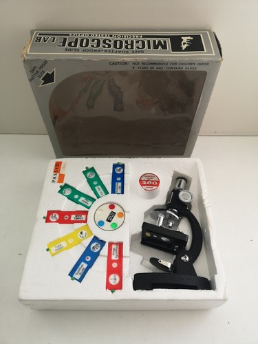 Vintage microscope set - vintage,