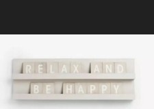 Next Home Wooden Shelf Like Create Your Own Words Plaque