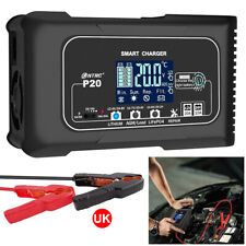 20-Amp For LiFePO4 Battery Charger Lithium Lifepo4 Lead-Acid AGM/Gel/SLA 12V 24V