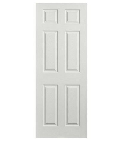 Internal door white - door, grained