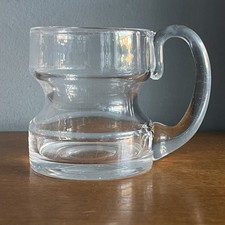 Vintage Dartington Crystal Clear Glass FT5 Waisted Tankard