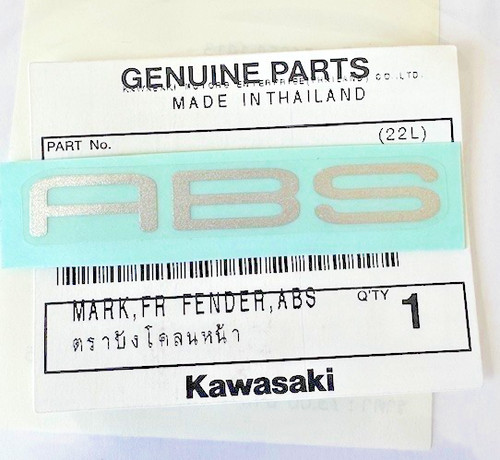 Kawasak abs fender - fender, mark
