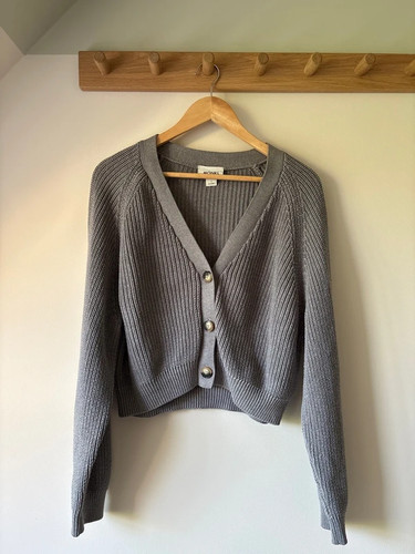 Monki grey chunky knit - grey,