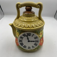 Japanese Floral Teapot/Clock