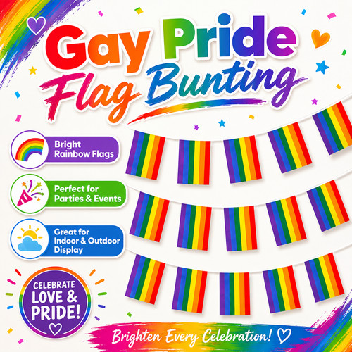 10m gay pride rainbow - pride,
