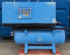 Boge C20LDR-350 Receiver Mounted Rotary Screw Compressor (80Cfm, 15Kw)