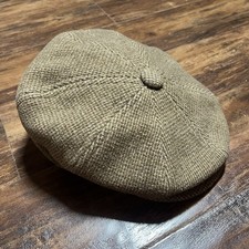 Borsalino Newsboy Hat Brown 60