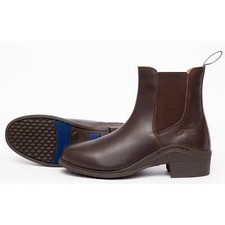 Gallop Elegance Leather Jodhpur Boot Brown Childs
