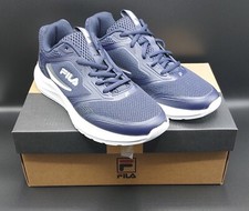 FILA Mens Memory Trexler Navy Blue Trainers Shoes Size uk 7 eu 41 New