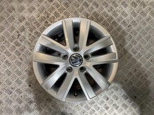 10-15 VW CADDY MK3 15" INH 5 STUD 10 SPOKE ALLOY WHEEL 6.0JX15H2 (SCRATCHED)