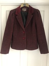 Dark Red Jacket With Velvet
