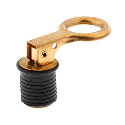 Boat drain plug brass - 1'',
