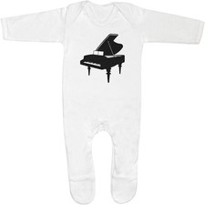 'Grand Piano' Baby Romper