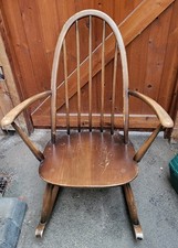 Vintage ercol wooden nursing - vintage,