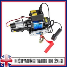 Gearzaar Electric Winch Recovery 2041KG/4500LB For Garage 1400w 12V Workshop