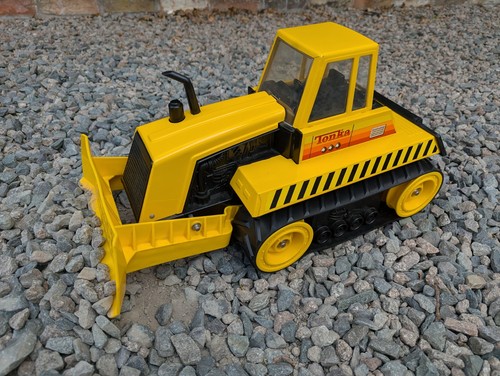 Tonka mighty bulldozer metal - bulldozer,