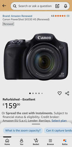 Canon powershot sx530 - hs, 16mp