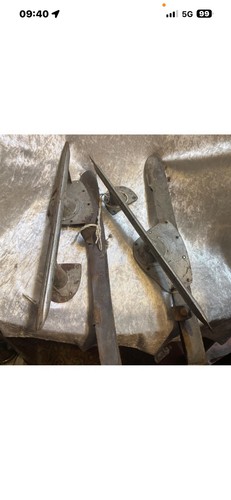Vintage ice skates blades - ice,