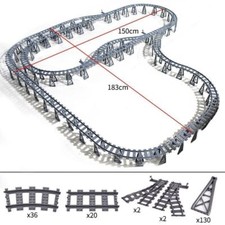 Track Straight Curved Crossing