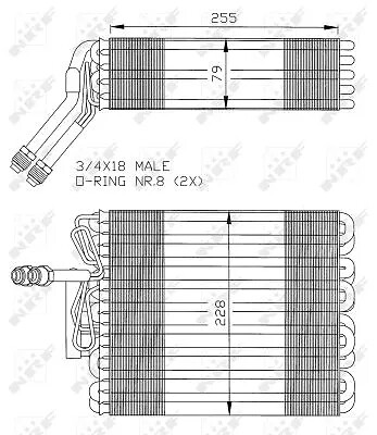 Evaporator air conditioning - evaporator,