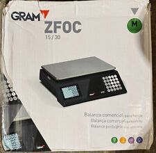 Gram ZFOC Practical price-calculating retail scale, 15/30kg, Box Damaged
