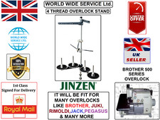 4 COTTON THREAD STAND FOR BROTHER,JUKI,RIMOLDI OVERLOCK INDUSTRIAL SEWING MACHNE