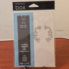 Memory Box Leaf Motif Steel