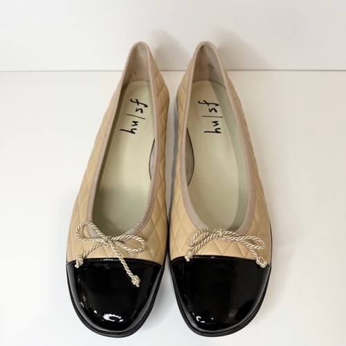 Biege black women size 10 - biege/black,