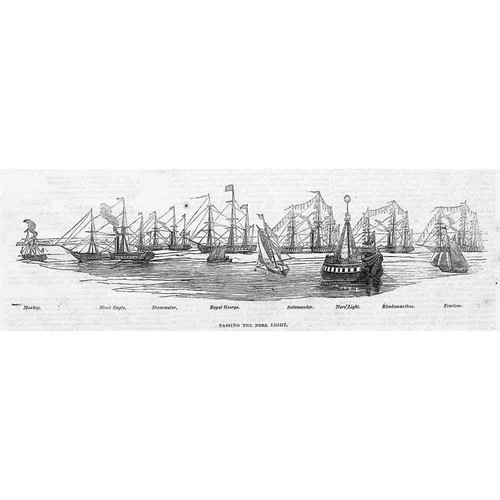 British flag ships passing - flag,