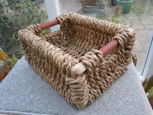 Seagrass basket 23cm 30cm - basket,