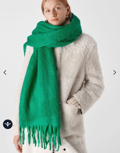 Green open weave - weave, blanket