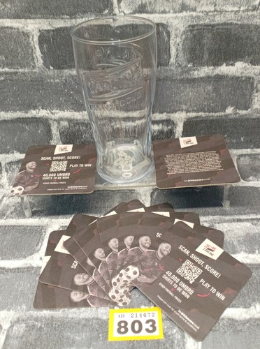 Carling extra cold pint glass - cold,