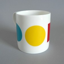 DAMIEN HIRST DESIGNED MUG DOHA ABSTRACT GRAPHIC 2012 QATAR COP18 CLIMATE CHANGE