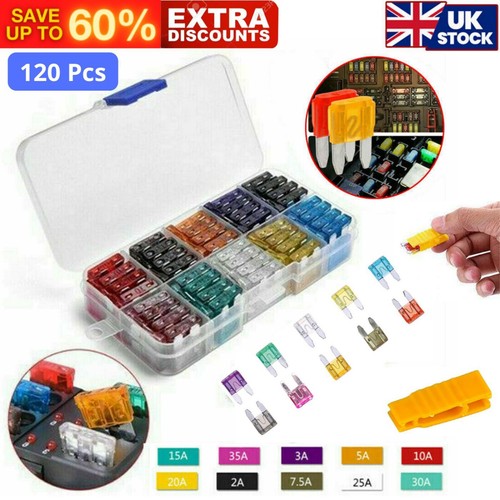 120x mini blade fuses boxed - 120x,