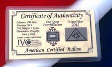 10 Pack Palladium 1GRAIN SOLID