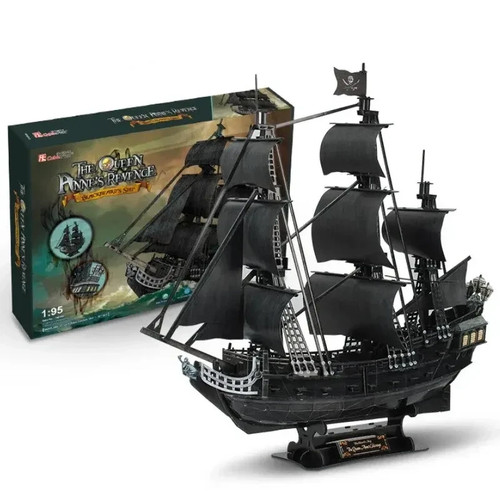 Diy puzzles large black - 3d,