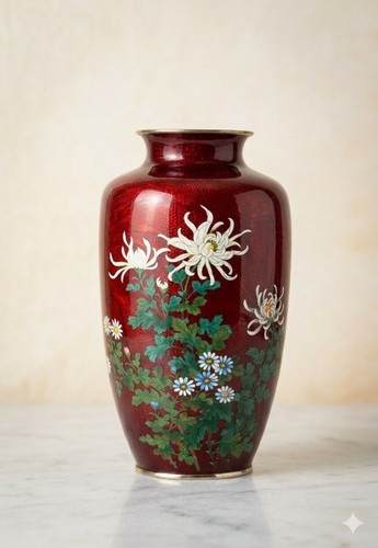 Japanese ginbari cloisonné - japanese,