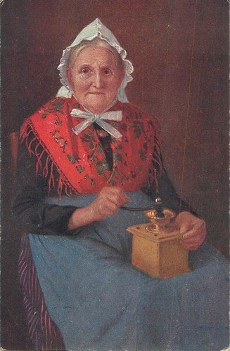 B605 old woman - old, a
