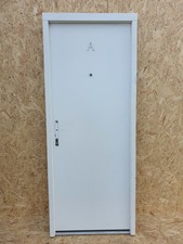 Solid Wooden Heavy Duty Front Door White - Frame 2020mmx815mm - Free Delivery