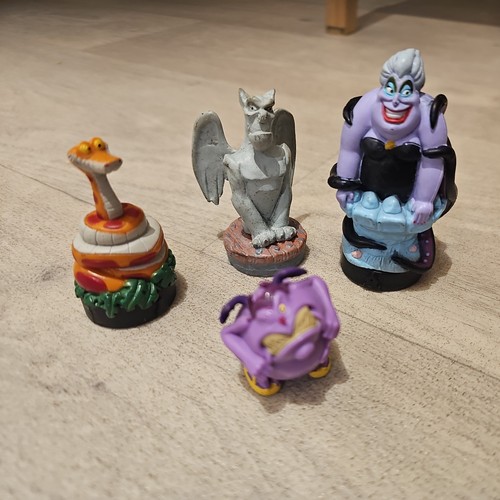 Disney villain figurines - disney, x4